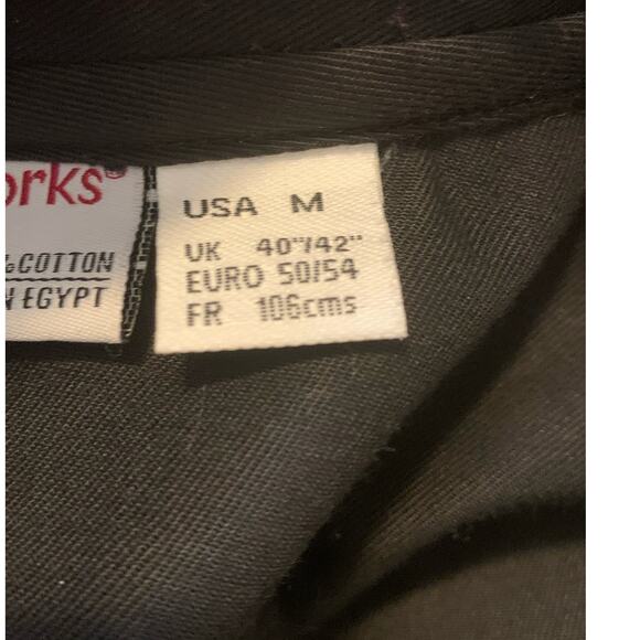 Chef Works Unisex Chef Black Jacket Size M - Picture 3 of 9